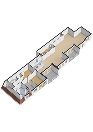 Floorplan - Leidsestraatweg 71, 3443 BR Woerden